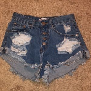 Jean shorts
